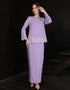 BAJU KURUNG KEDAH AGNES (LILAC)